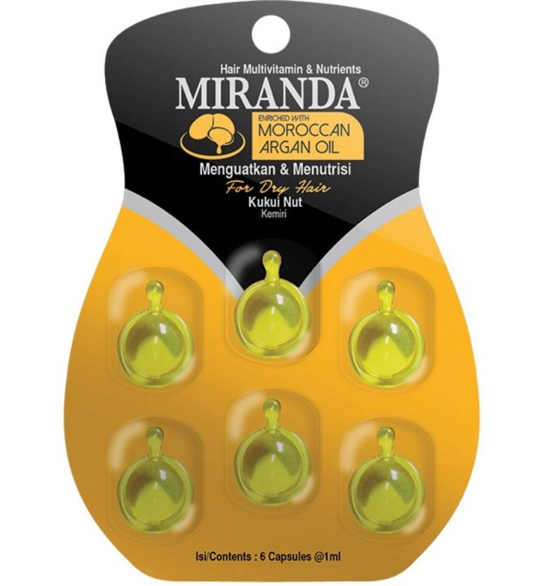 Miranda Hair Vitamin Bottle Kukui Nut